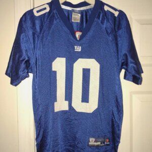 ELI MANNING blue New York football GIANTS jersey Reebok Youth XL